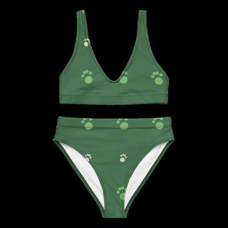 Animal Viewology Paws Bikini White