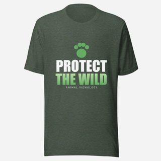Animal Viewology Protect The Wild Tee Heather Forest