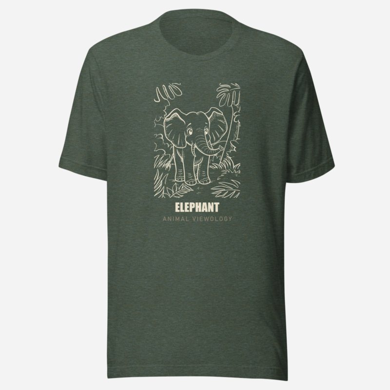 Animal Viewology Elephant Sketch Tee