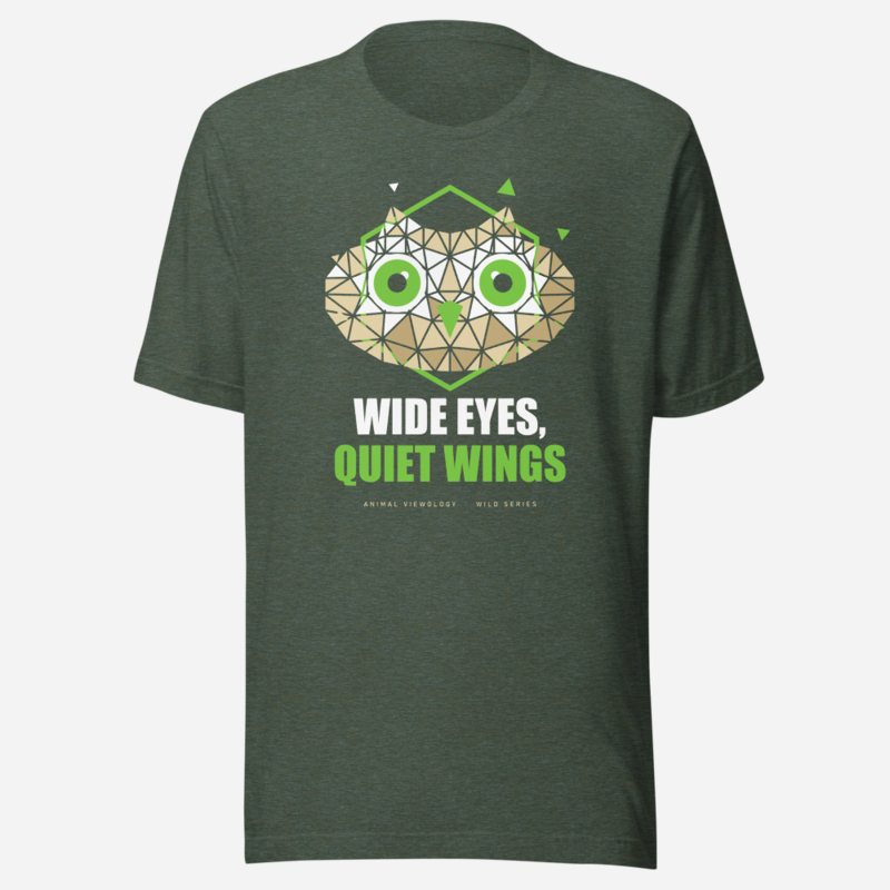 Animal Viewology Wide Eyes, Quiet Wings Wild Tee