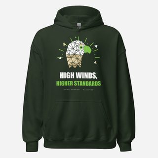 Animal Viewology High Winds, Higher Standards Wild Hoodie Forest Green