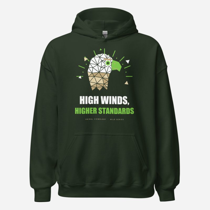 Animal Viewology High Winds, Higher Standards Wild Hoodie