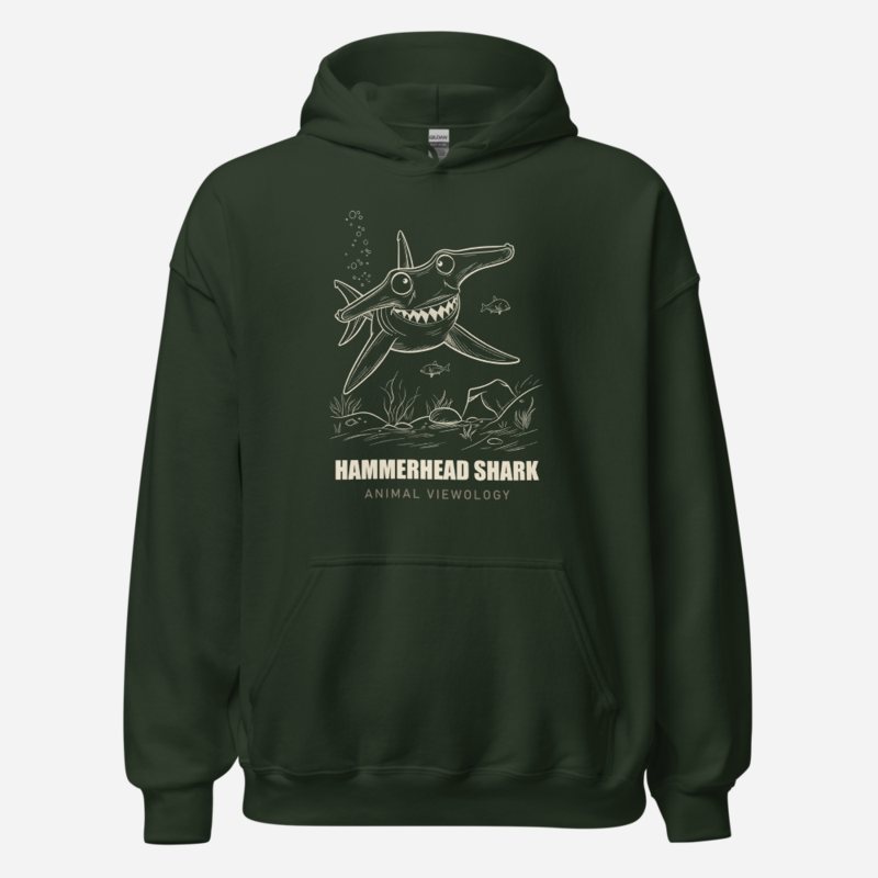 Animal Viewology Hammerhead Shark Sea Life Hoodie