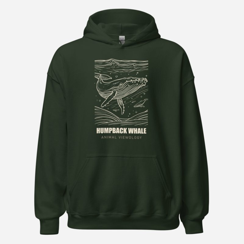 Animal Viewology Humpback Whale Sea Life Hoodie