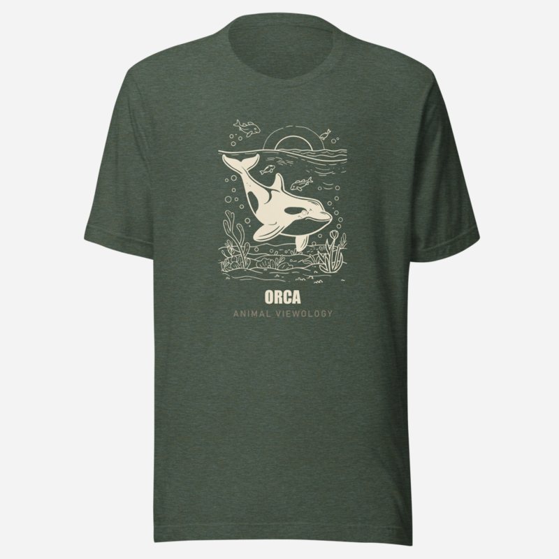 Animal Viewology Orca Sea Life Tee