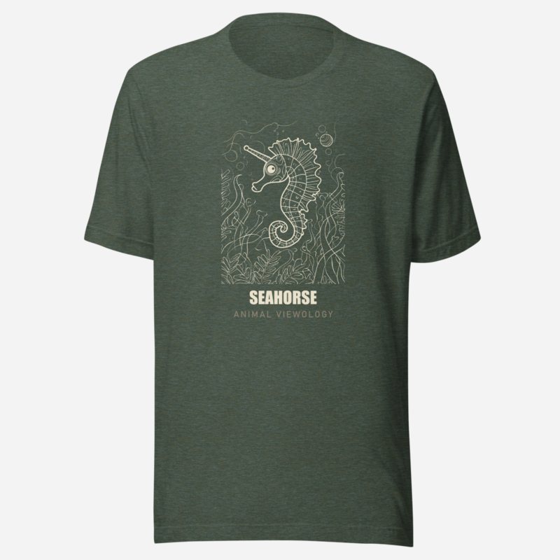 Animal Viewology Seahorse Sea Life Tee