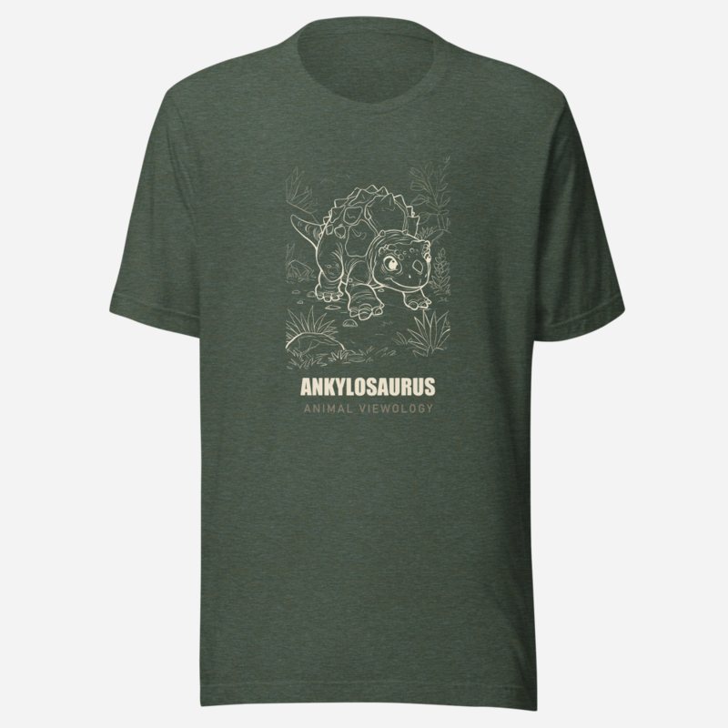 Animal Viewology Ankylosaurus Dino Life Tee