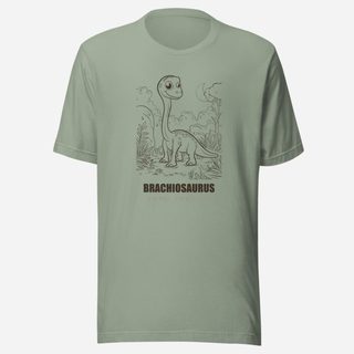 Animal Viewology Brachiosaurus Dino Life Tee Sage