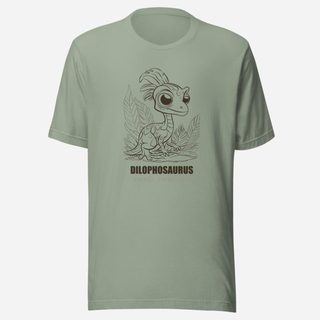 Animal Viewology Dilophosaurus Dino Life Tee Sage