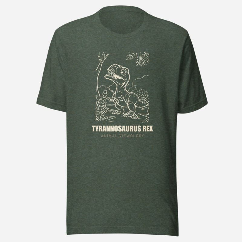 Animal Viewology Tyrannosaurus Rex Dino Life Tee