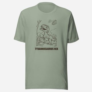 Animal Viewology Tyrannosaurus Rex Dino Life Tee Sage