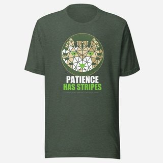 Animal Viewology Patience Has Stripes Field Guide Tee Heather Forest