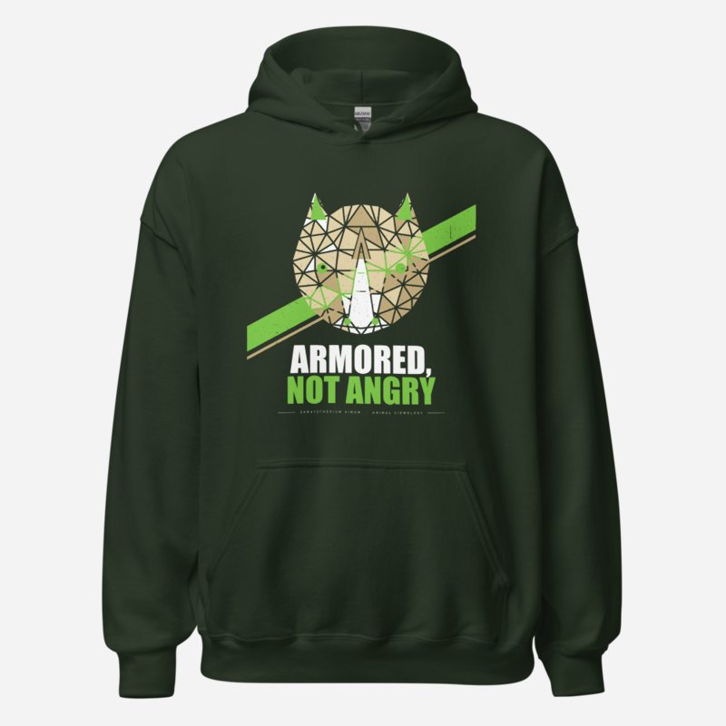 Animal Viewology Armored Not Angry Field Guide Hoodie