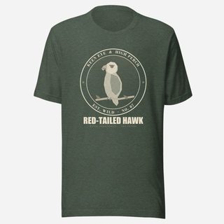 Animal Viewology Keen Eye High Perch Field Guide Tee Heather Forest