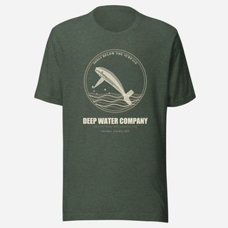 Animal Viewology Deep Water Company Field Guide Tee Heather Forest