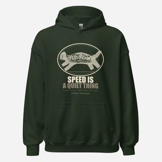 Animal Viewology Speed Is A Quiet Thing Field Guide Hoodie Forest Green