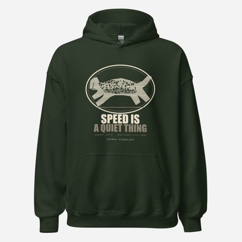 Animal Viewology Speed Is A Quiet Thing Field Guide Hoodie