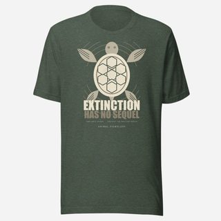 Animal Viewology Extinction Has No Sequel Field Guide Tee Heather Forest