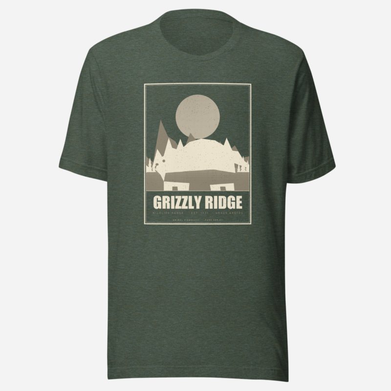 Animal Viewology Grizzly Ridge Field Guide Tee