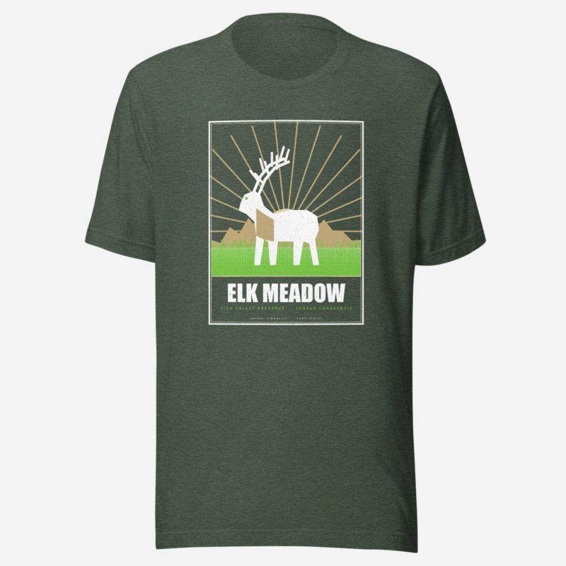 Animal Viewology Elk Meadow Field Guide Tee