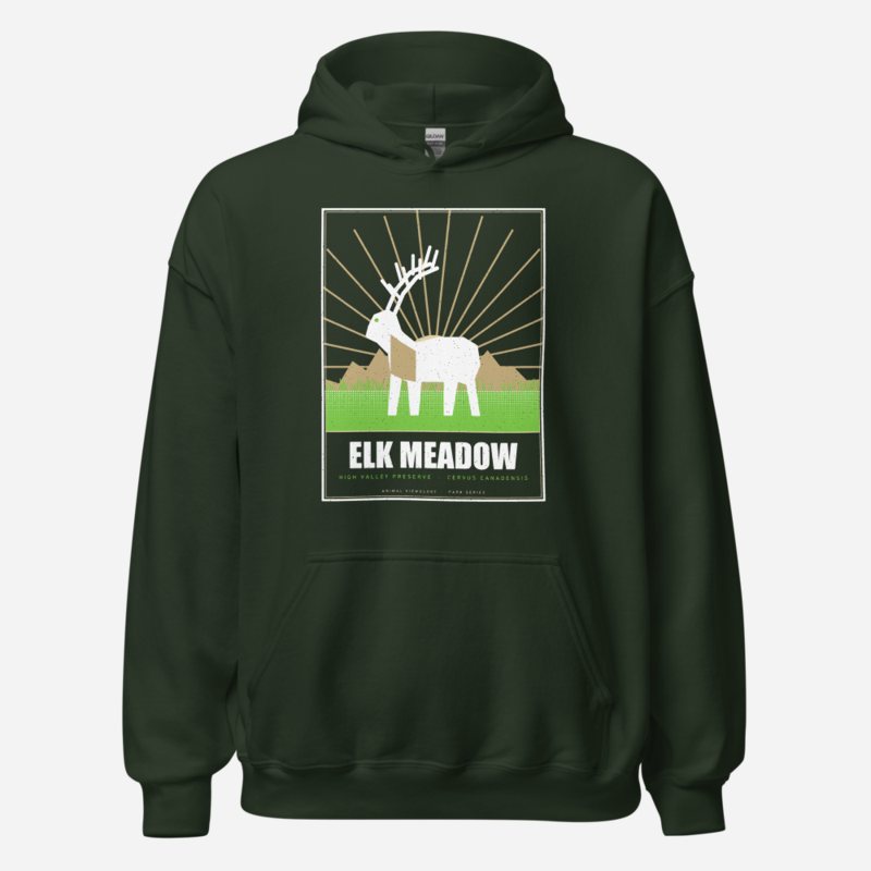 Animal Viewology Elk Meadow Field Guide Hoodie