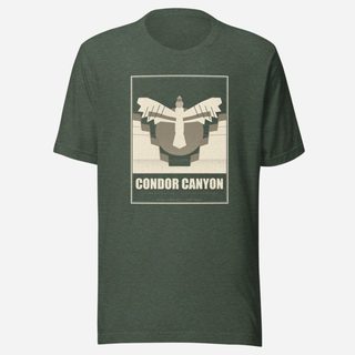Animal Viewology Condor Canyon Field Guide Tee Heather Forest