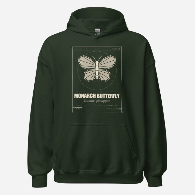Animal Viewology Monarch Field Guide Field Guide Hoodie