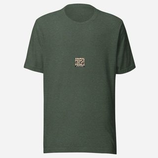 Animal Viewology Animal People Are My People Tee Heather Forest