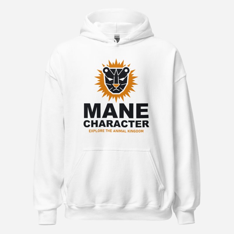 Animal Viewology Mane Character Hoodie in White