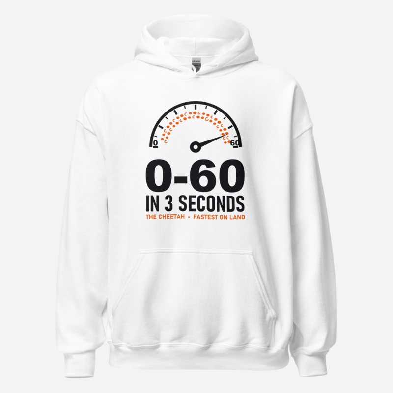Animal Viewology Zero To Sixty Hoodie in White