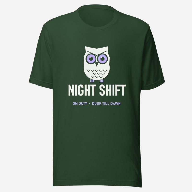 Animal Viewology Night Shift Tee