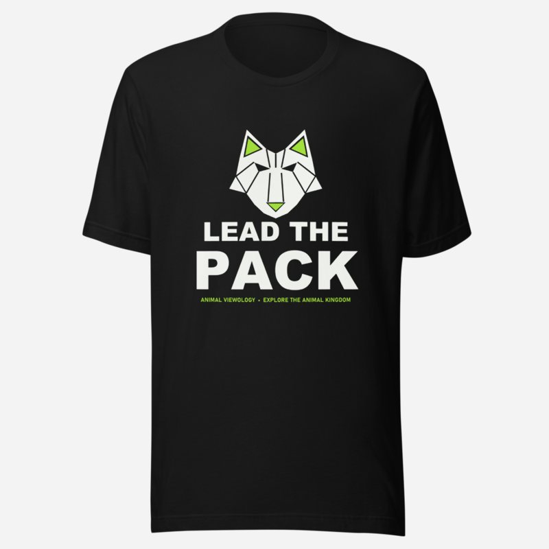 Animal Viewology Lead The Pack Tee Black