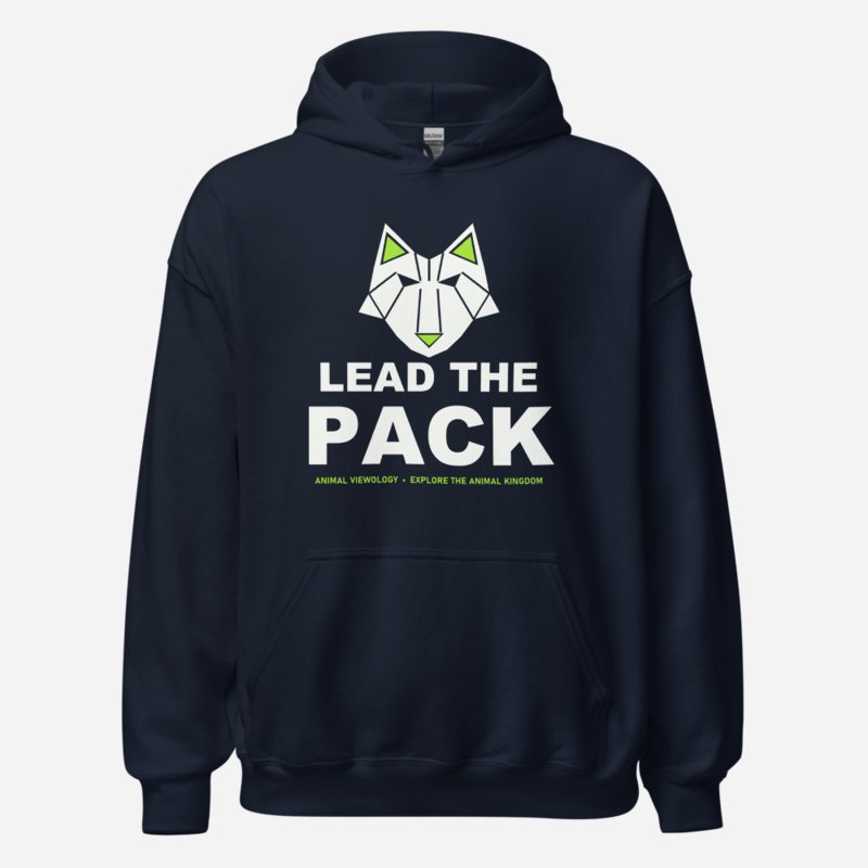 Animal Viewology Lead The Pack Hoodie in Navy