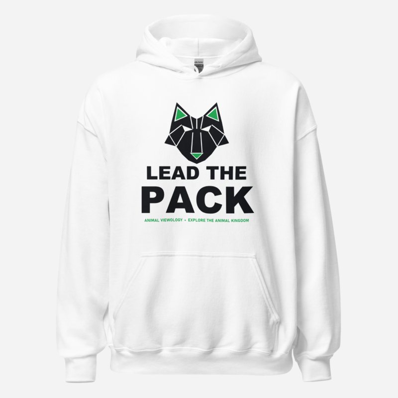 Animal Viewology Lead The Pack Hoodie in White