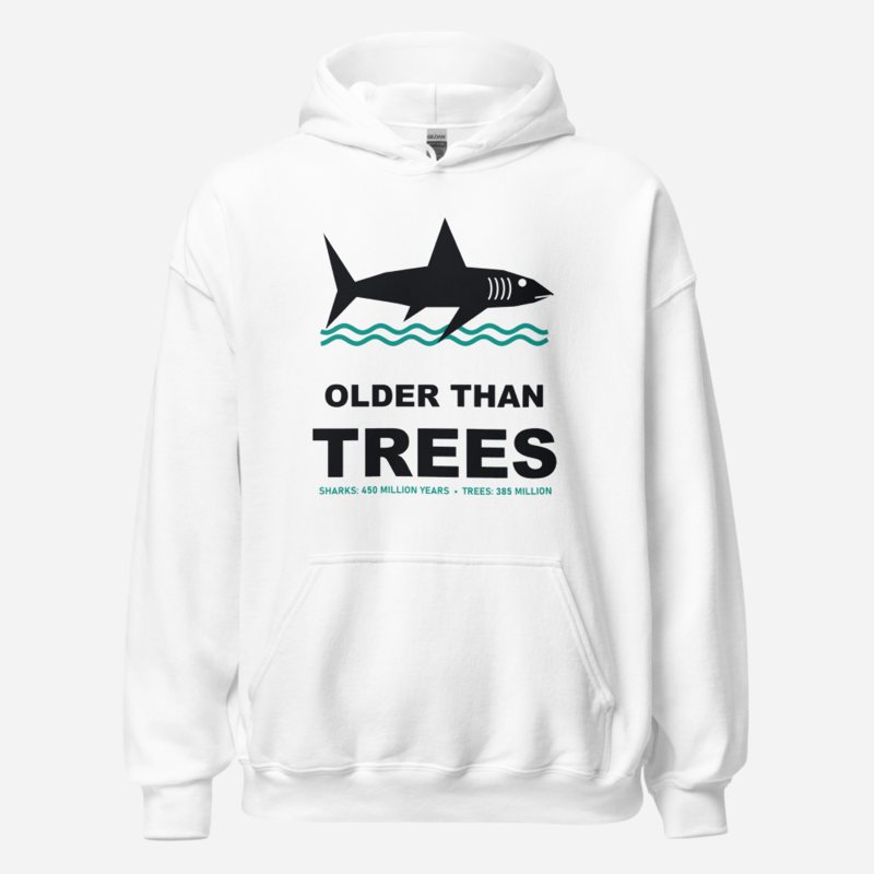 Animal Viewology Older Than Trees Hoodie in White