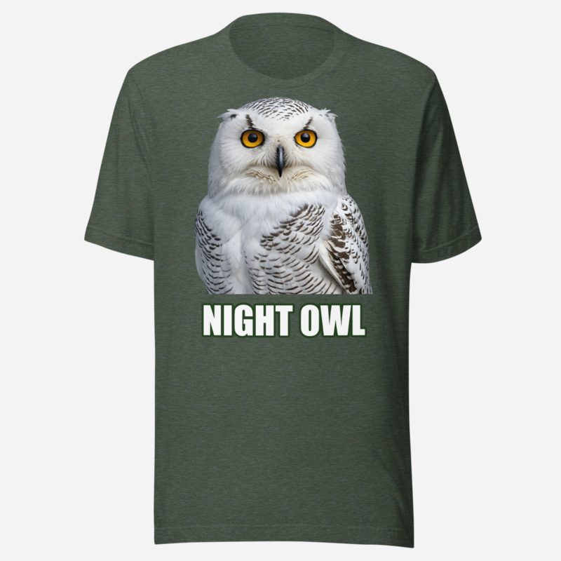 Animal Viewology Night Owl Tee in Heather Forest