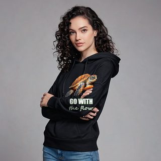 Animal Viewology Go With The Flow Sea Turtle Hoodie AI model